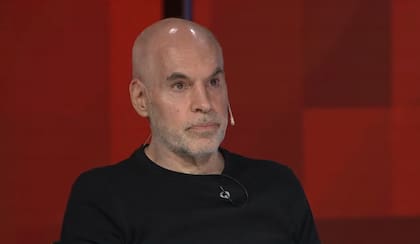 Larreta, durante la entrevista con Carlos Pagni en La Nación +