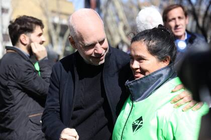 Larreta estuvo en La Plata, junto a Julio Garro