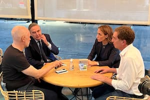 Larreta, Pichetto, Arietto y Santilli, en Vicente López