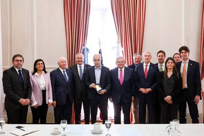 Larreta se reunió ayer con Lousteau y senadores de los Estados Unidos