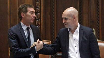 Larreta y Santilli, en la apertura de las sesiones en la Legislatura