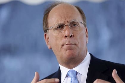 Larry Fink, CEO de BlackRock, uno de los fondos de inversión con los que negocia con la Argentina