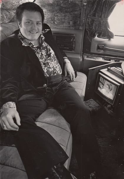 Larry flynt, en una imagen previa al atentado que lo dejaría en silla de ruedas