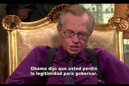 Larry King también tuvo una participación en la parodia El Dictador