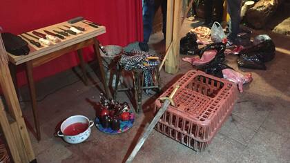 Las 12 personas detenidas durante el ritual umbanda se encontraban en una vivienda ubicada en Olavarría al 1000, en La Boca