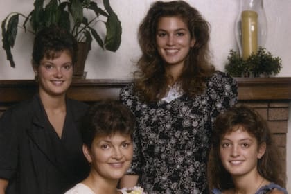 Una foto familiar de Cindy Crawford