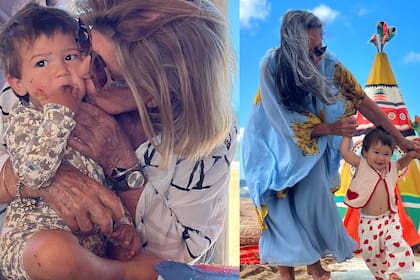 Las abuelas de Tao dijeron presente en la celebración (Foto Instagram @lacalurivero)