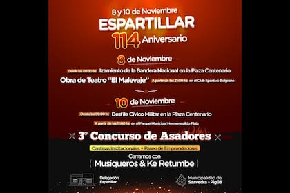 Las actividades de la localidad de Espartillar, Saavedra