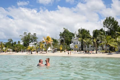 Las aguas cristalinas de la playa de Negril