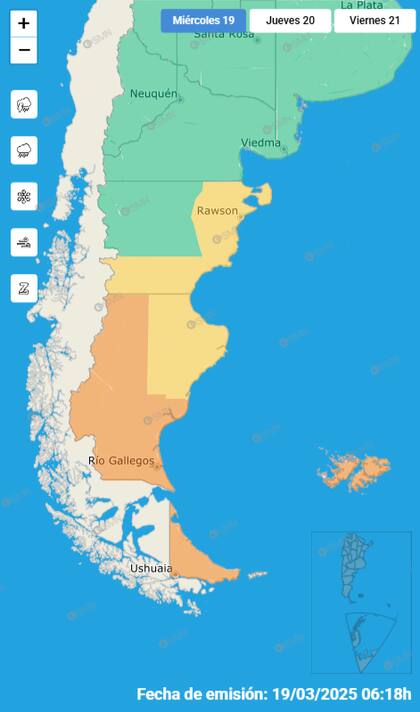 Las alertas para este miércoles.