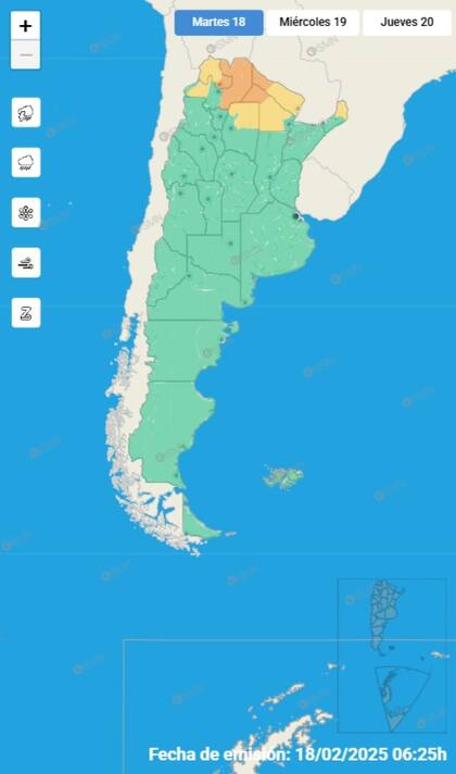 Las alertas para este martes.