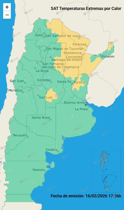 Las alertas por calor extremo.