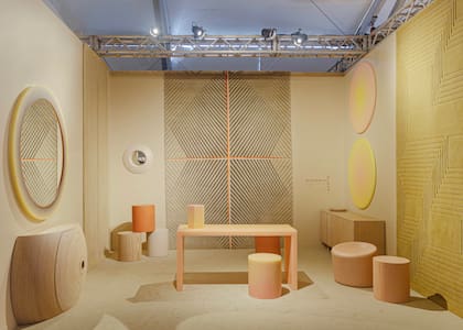 Las alfombras diseñadas por Julia Tonconogy, exhibidas en Design Miami