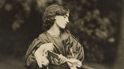 Las amantes de Rossetti, como Jane Morris, frecuentemente eran sus musas y modelos (FOTO: GETTY)