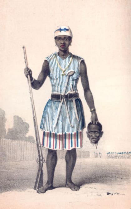 Las Amazonas de Dahomey eran las guerreras más temidas de la zona (Fuente: The Guardian)