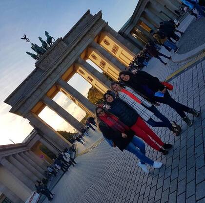 Las amigas en Alemania (Foto: Gentileza Larran-Villamayor)