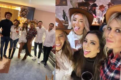 Las amistades de Wanda presentes en el festejo vaquero. Imagen: @wanda_icardi