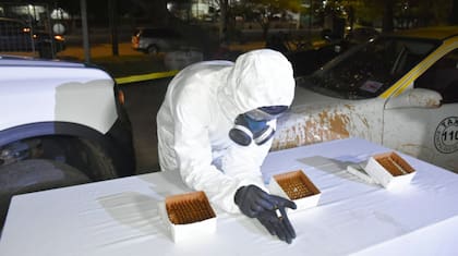 Las ampollas se encontraban dentro de 3 cajas blancas, debajo de su asiento