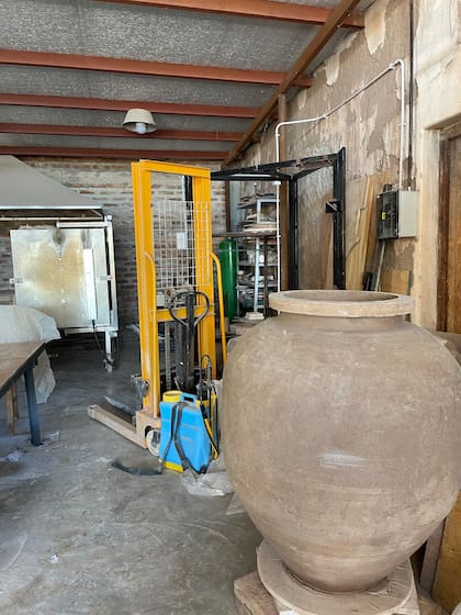 Las ánforas creadas en Barrovino.