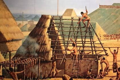 Las antiguas ruinas de Cahokia están cerca de la ciudad estadounidense de San Luis, Misuri