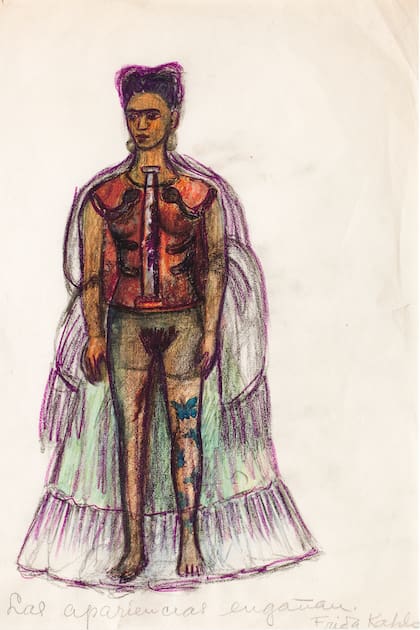 "Las apariencias engañan", obra de Frida Kahlo que se exhibirá este año en el Malba