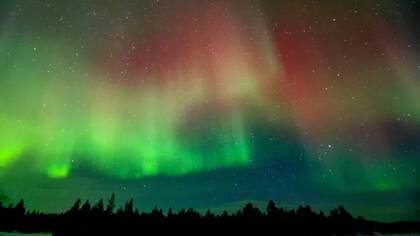 Las auroras boreales son uno de los efectos de las tormentas solares.