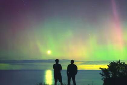 Las auroras serían visibles entre las 22 y las 2 horas, con mayor intensidad cerca de la medianoche