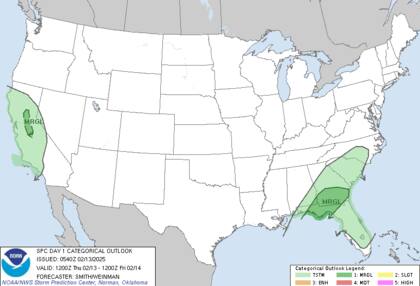 Las autoridades advirtieron sobre posibles inundaciones en California debido de las fuertes tormentas