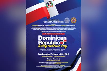 Las autoridades de Nueva York celebran el Día de la Independencia de República Dominicana este miércoles