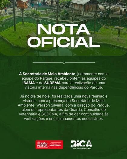 Las autoridades del parque iniciaron una investigación interna