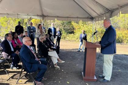 Las autoridades dieron a conocer la subvención del proyecto (Foto: Condado de Mercer)