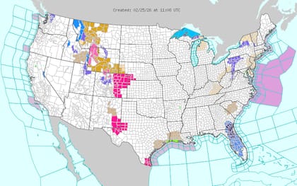 Las autoridades han activado alertas críticas por incendios forestales en las Altas Llanuras del sur, debido a la combinación de calor inusual, baja humedad y vientos intensos