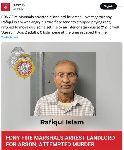 Las autoridades informaron del arresto el pasado 3 de noviembre