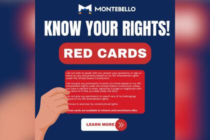 Las autoridades locales advirtieron los derechos que poseen las personas migrantes