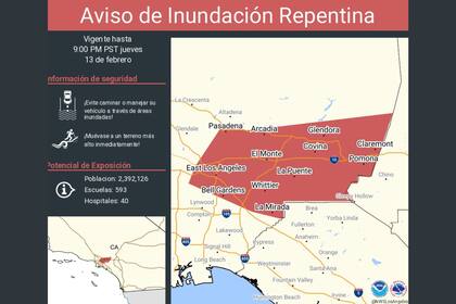 Las autoridades ordenaron evacuar a los residentes de zonas afectadas por incendios recientes ante el peligro de aludes