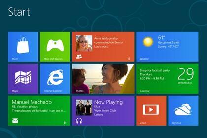 Las baldosas activas de Metro son al mismo tiempo accesos directos y widgets que se actualizan en forma dinámica
