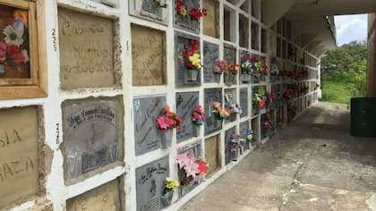 Las bóvedas en el cementerio de San Bernardo