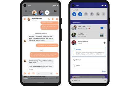 Las burbujas de chat que suma Android 11 son similares a las de Facebook Messenger