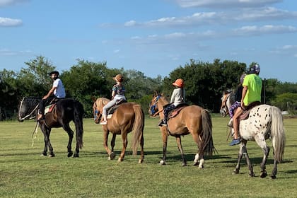 Las cabalgatas están incluidas en la estadía