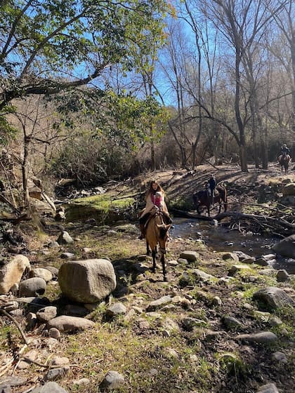Las cabalgatas se convirtieron en la actividad predilecta de la familia