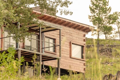 Las cabañas de Henko están en medio de la naturaleza.