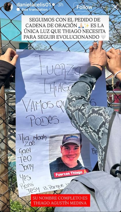 Las cadenas de oración promovidas por Daniela Celis en Instagram