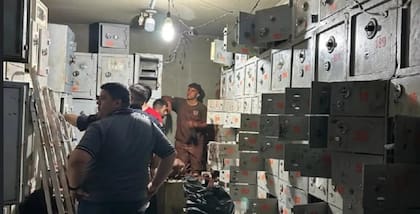 Las cajas de seguridad de la bóveda de la Asociación de Cambistas de Ciudad del Este, vaciadas