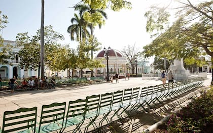 Las calles de Cienfuegos en Cuba