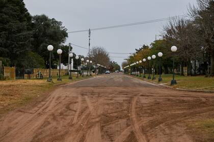 Las calles del pueblo, que está en el partido de General Villegas