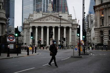 Las calles desiertas de Londres