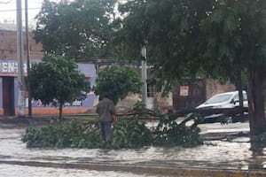 Video: así fue el momento del feroz temporal que azotó con vientos, lluvia y rayos a una localidad de Santiago del Estero