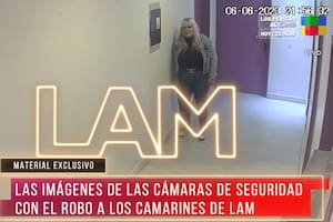 Mostraron las cámaras donde se ve el robo a los camarines de LAM y una amiga de More Rial confesó que fue ella