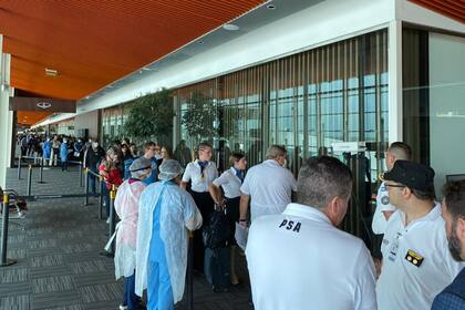 Las cámaras termográficas ya habían sido instaladas en Ezeiza para medir la temperatura corporal de los pasajeros y las tripulaciones