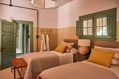 Las camas individuales pueden unirse si hace falta.